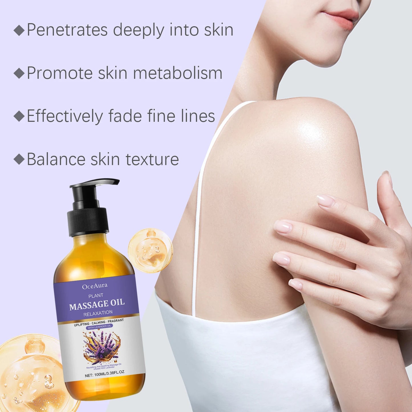 Lavender Aromatic Body Oil | Moisturizing & Relaxing Skin Care