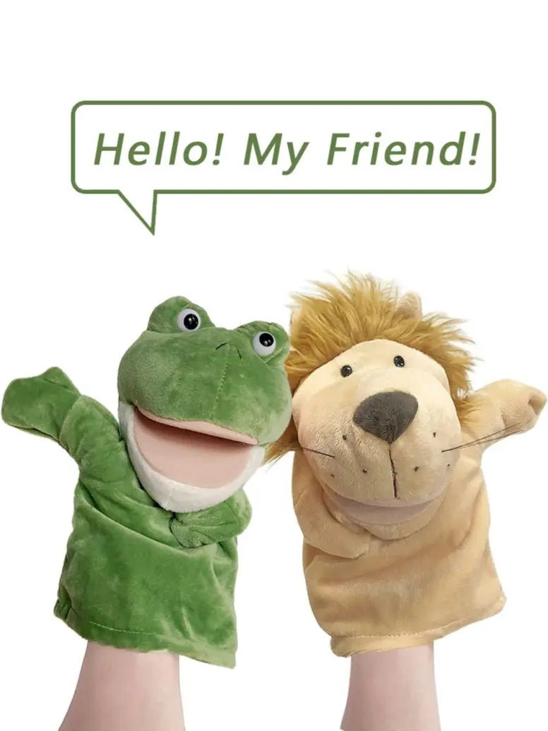 Kawaii Animal Plush Dolls | Soft Stuffed Hand Puppets for Kids