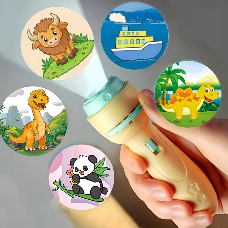 Projection Flashlight Toy | Fun and Educational Projector for Kids