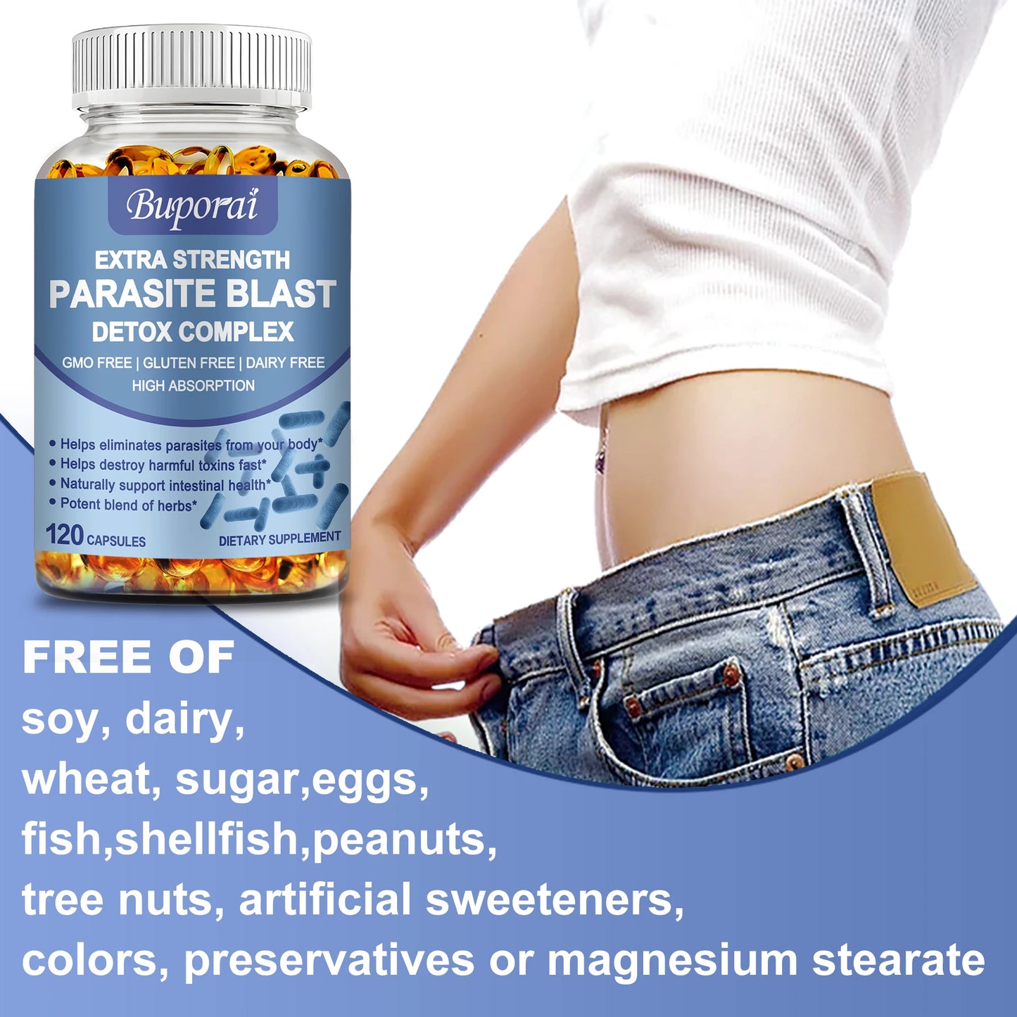 Parasite Blast Detox Complex | Cleanse Intestines & Boost Digestion