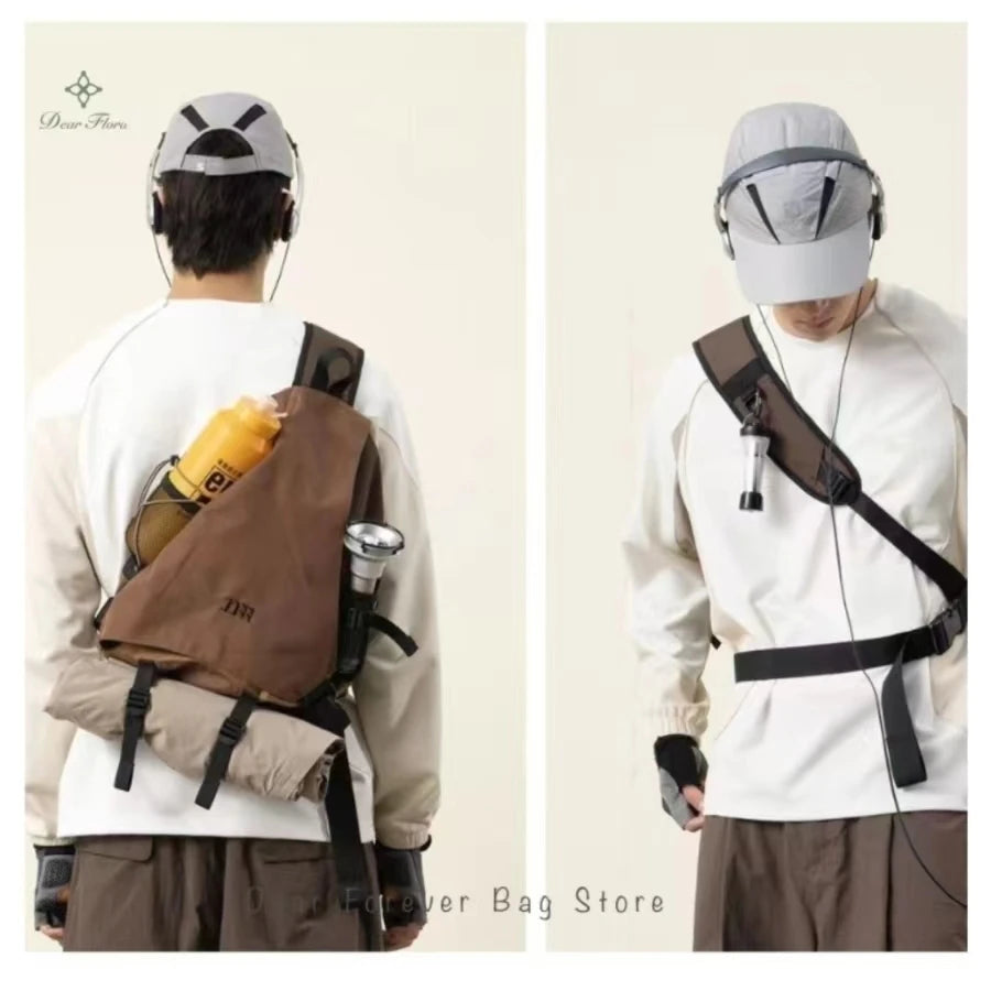 Trendy Portable Nylon Crossbody Bag for Travel & Sports
