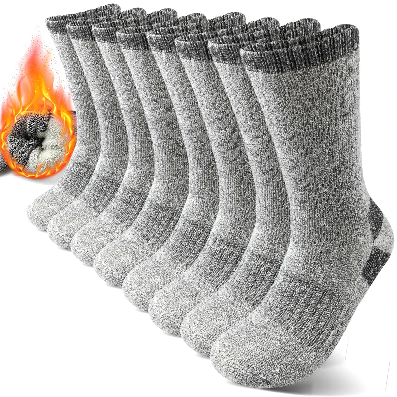 Super Thick Crew Socks for Winter | Warm, Durable & Versatile
