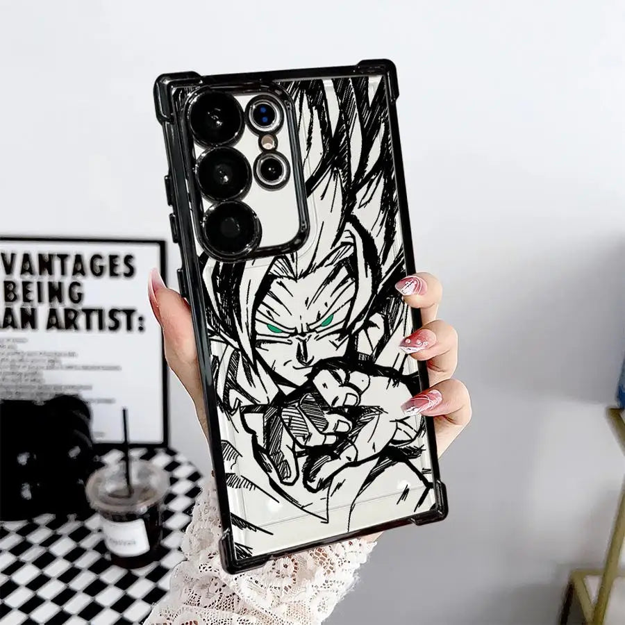 Funda Transparente de Silicona para Teléfonos Galaxy | Protección con Estilo