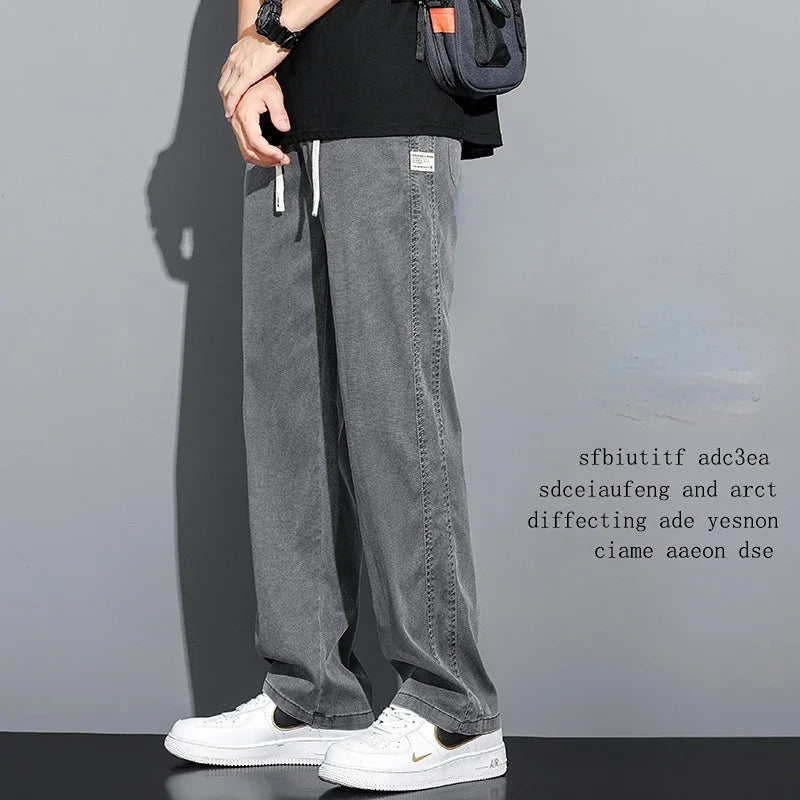 Men's Summer Thin Straight Pants | Comfortable Casual Trousers