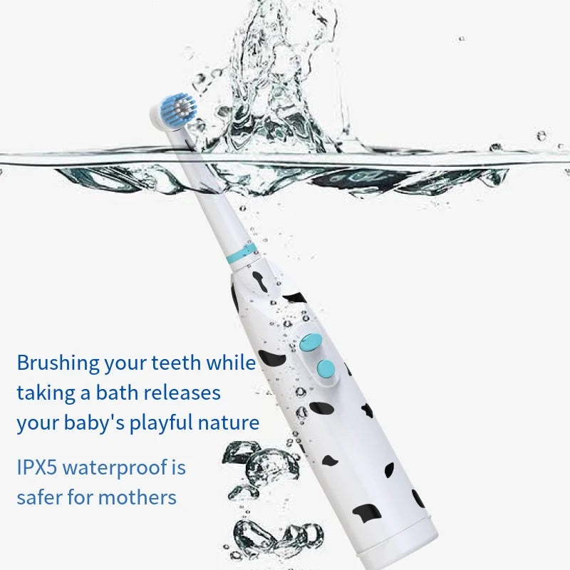 Children's Electric Toothbrush with Fun Cartoon Design