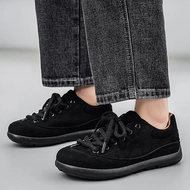 Thick Sole Breathable Anti Slip Sneakers | Stylish Men's Casual Shoes
