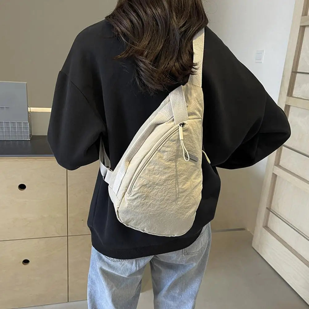 Chest Bag For Men Women Large Capacity Single Shoulder Bag Sport Cycling Phone Crossbody Bag Unisex Chest Bag Travel Hiking