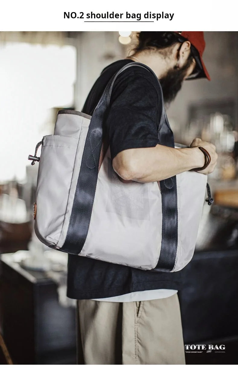 Waterproof Men's Tote Bag | Large Capacity Laptop Shoulder Bag