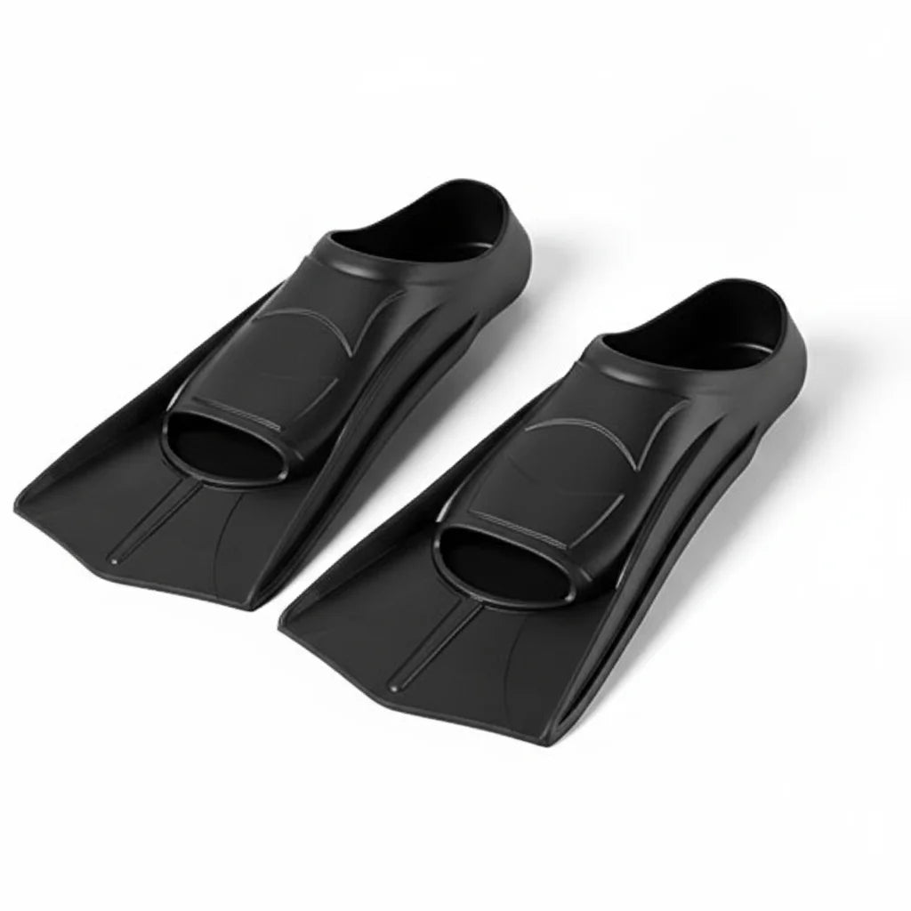 Professional Short Diving Fins for Enhanced Swim Training