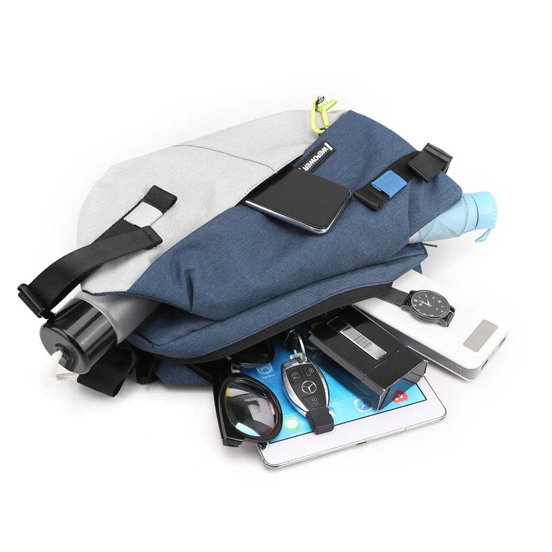 High-Quality Nylon Panelled Crossbody Waist Packs for Travel