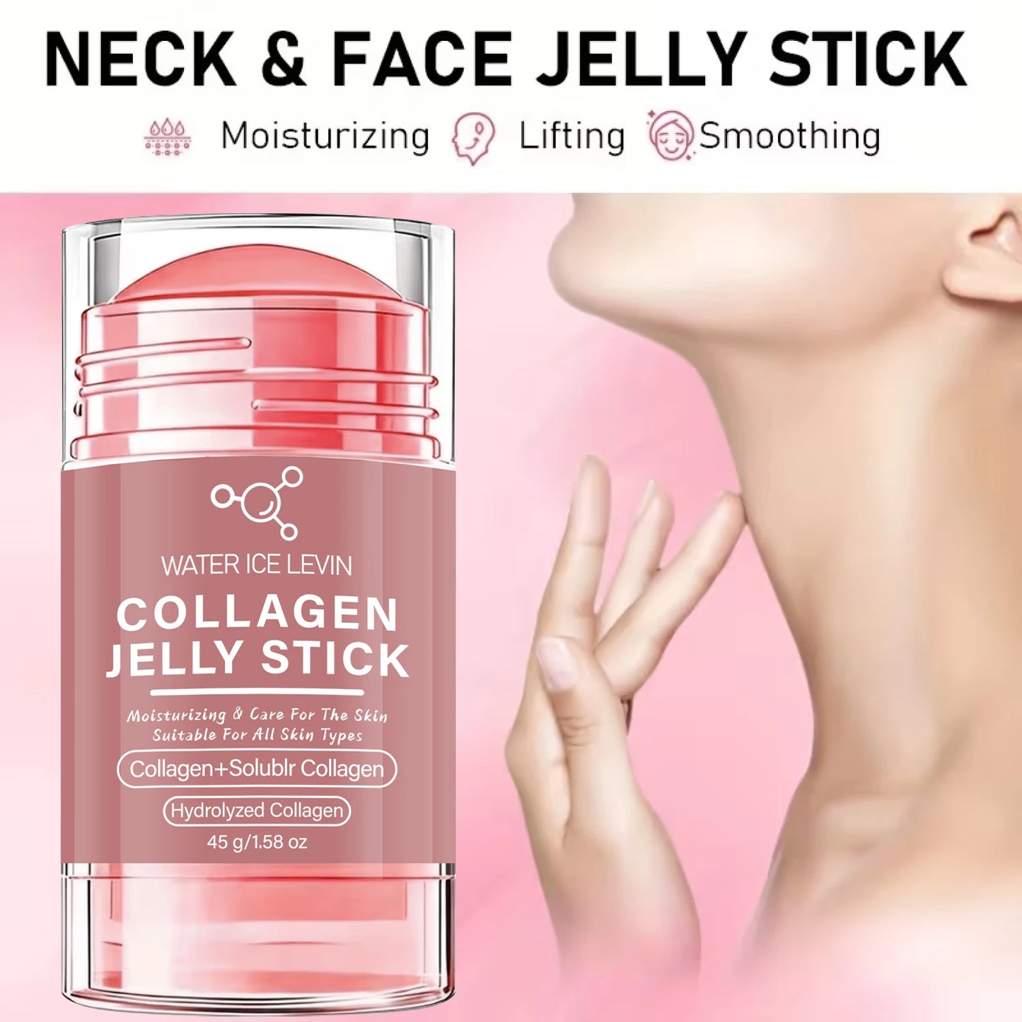 Collagen Jelly Stick with Hyaluronic Acid & Vitamin C | Moisturizing Face Stick