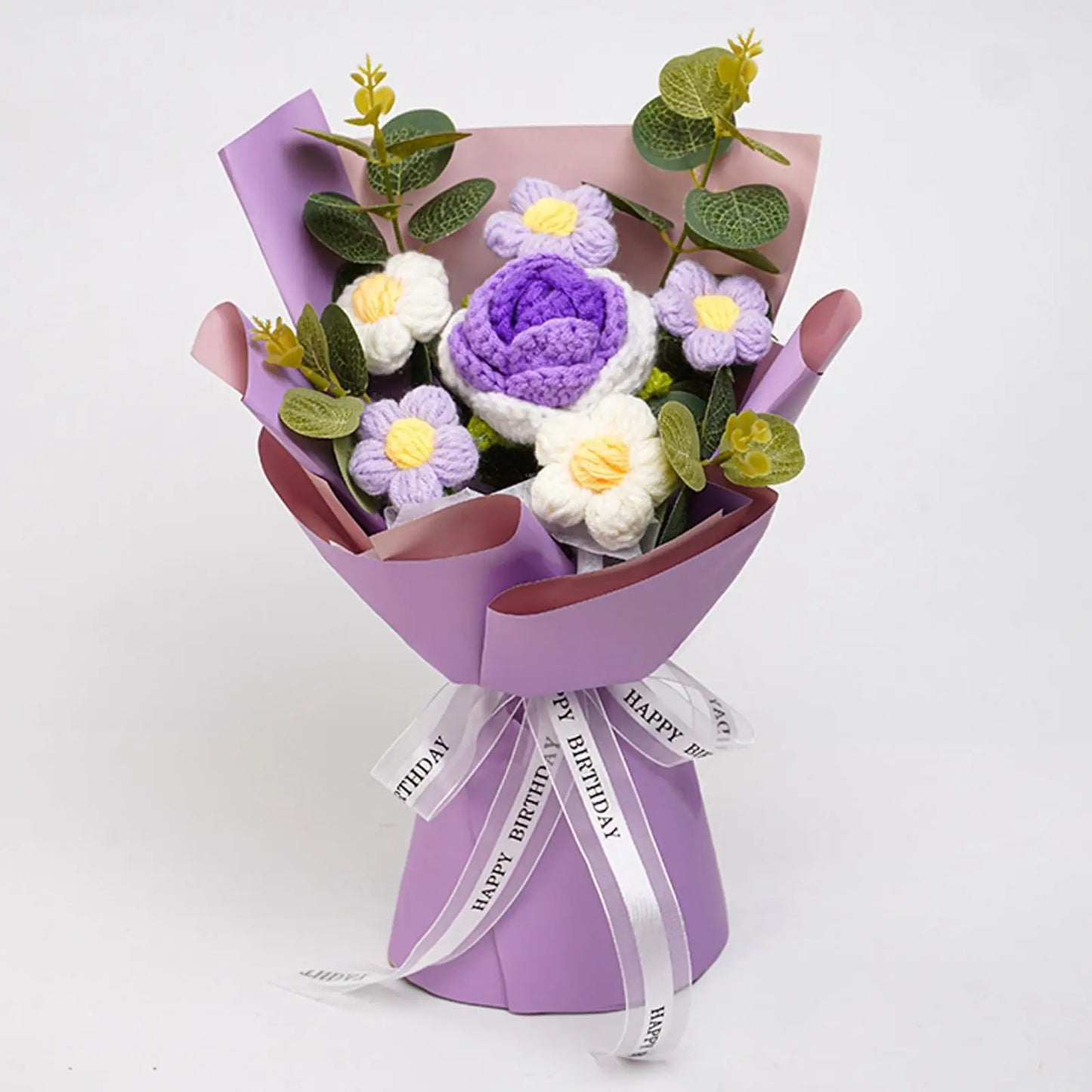 Crochet Flower Bouquet | Beautiful Artificial Flowers Gift