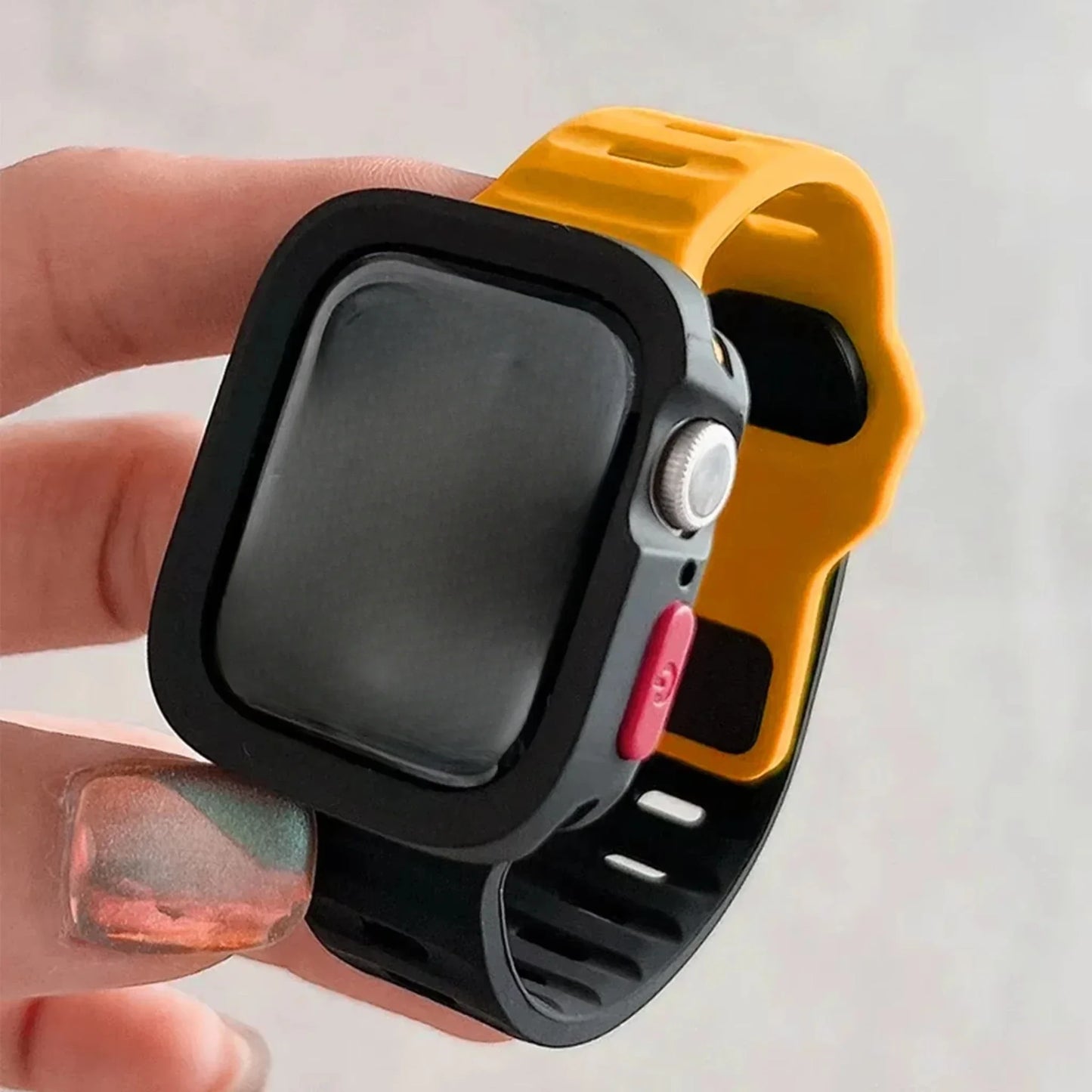 Silicone Case and Strap for Apple Watch | Stylish & Durable