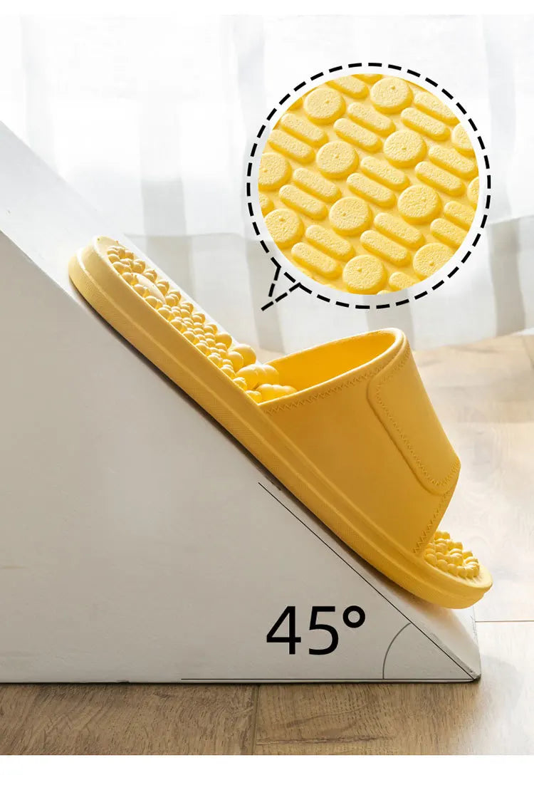 Women & Men Massage Slippers | Soft Non-Slip Indoor Slides