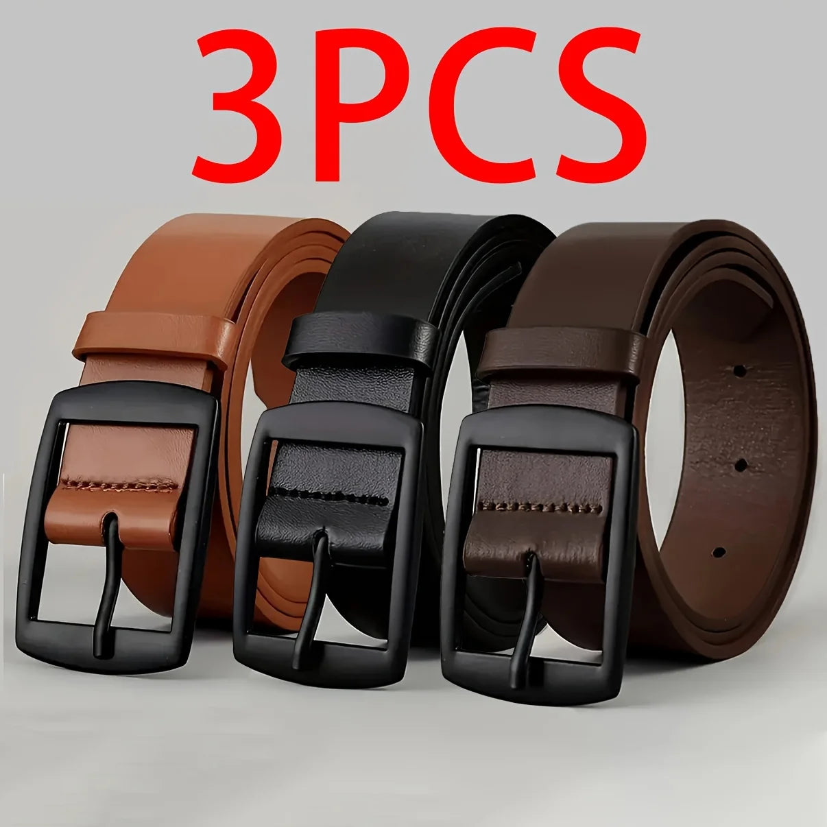 Luxury PU Leather Belt for Men | Stylish & Durable Waist Strap
