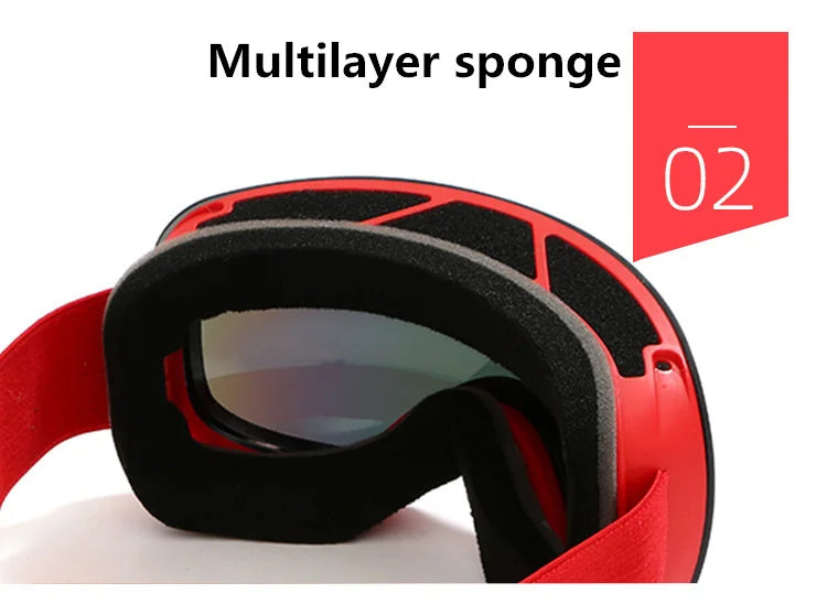 Premium Ski Goggles with Anti-Fog & UV400 Protection