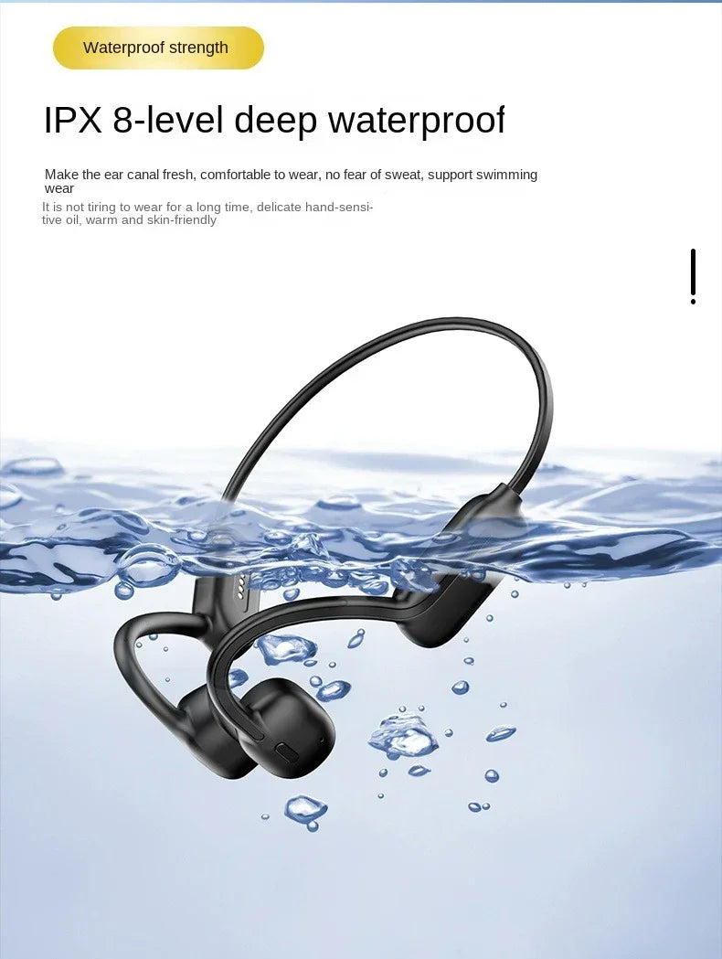 Bone Conduction Earphones | Waterproof Wireless Bluetooth Headset
