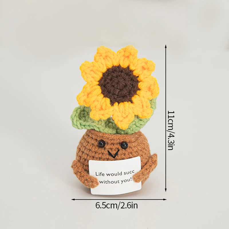 Beautiful Hand-Woven Crochet Flower Pots for Home Décor