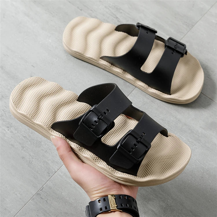 Comfortable Adjustable Men's Summer Slippers | Lightweight Beach Sandals