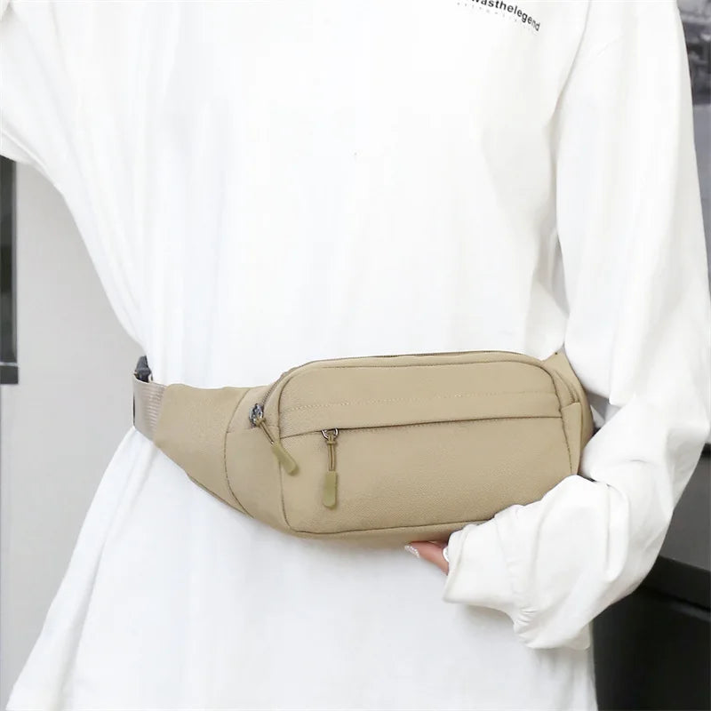 Casual Waist Bag for Men & Women | Large Phone Belt Pouch