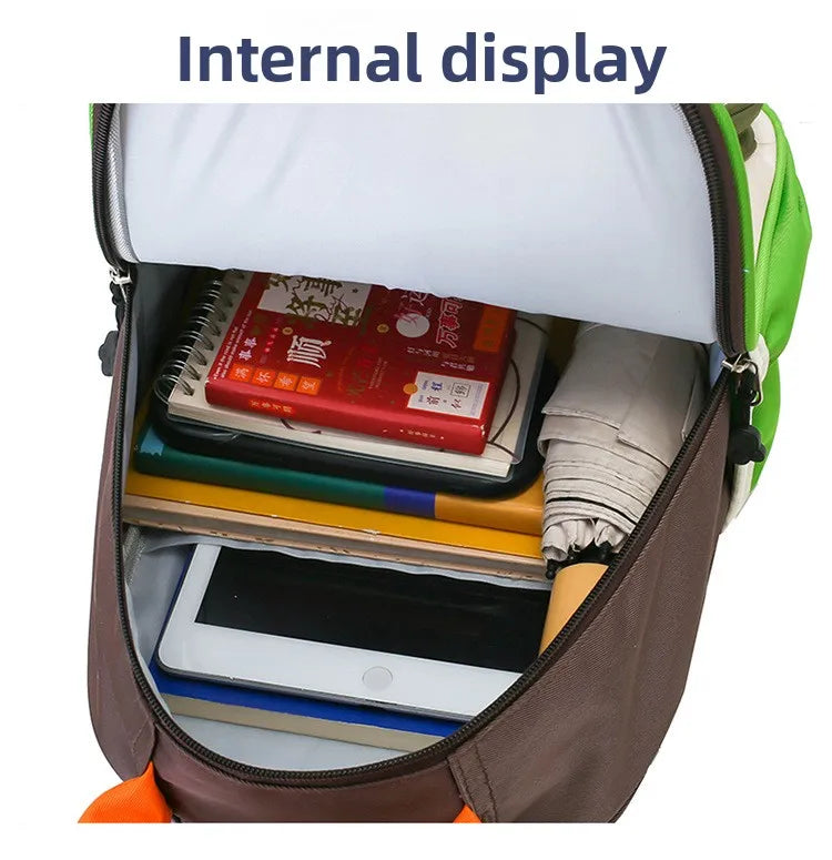 Lightweight Contrast Color Kindergarten Backpack | Cute Stylish Kids Bag