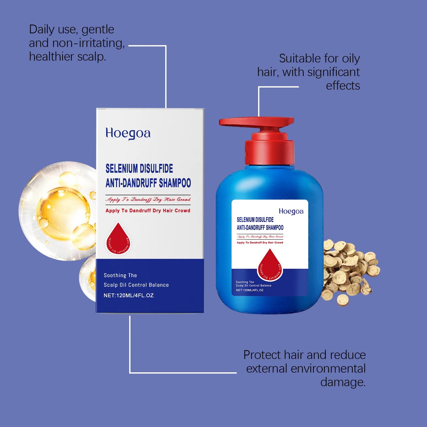 Gentle Selenium Sulfide Shampoo | Nourishing & Scalp Cleansing