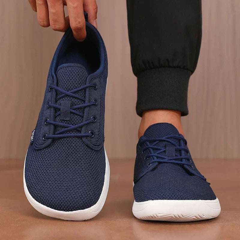 Breathable Wide Toe Men Shoes | Comfortable Casual Walking Footwear