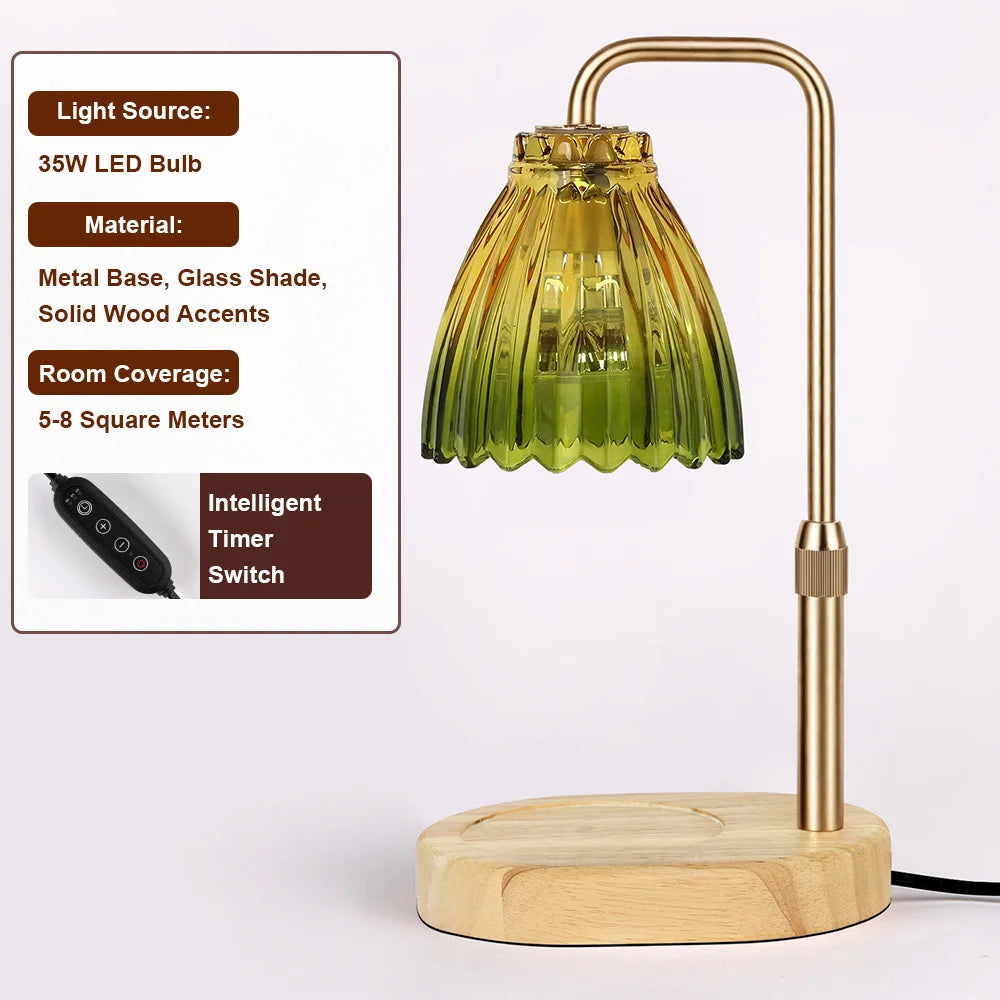 Candle Warmer Lamp with Timer | Aromatherapy Night Light