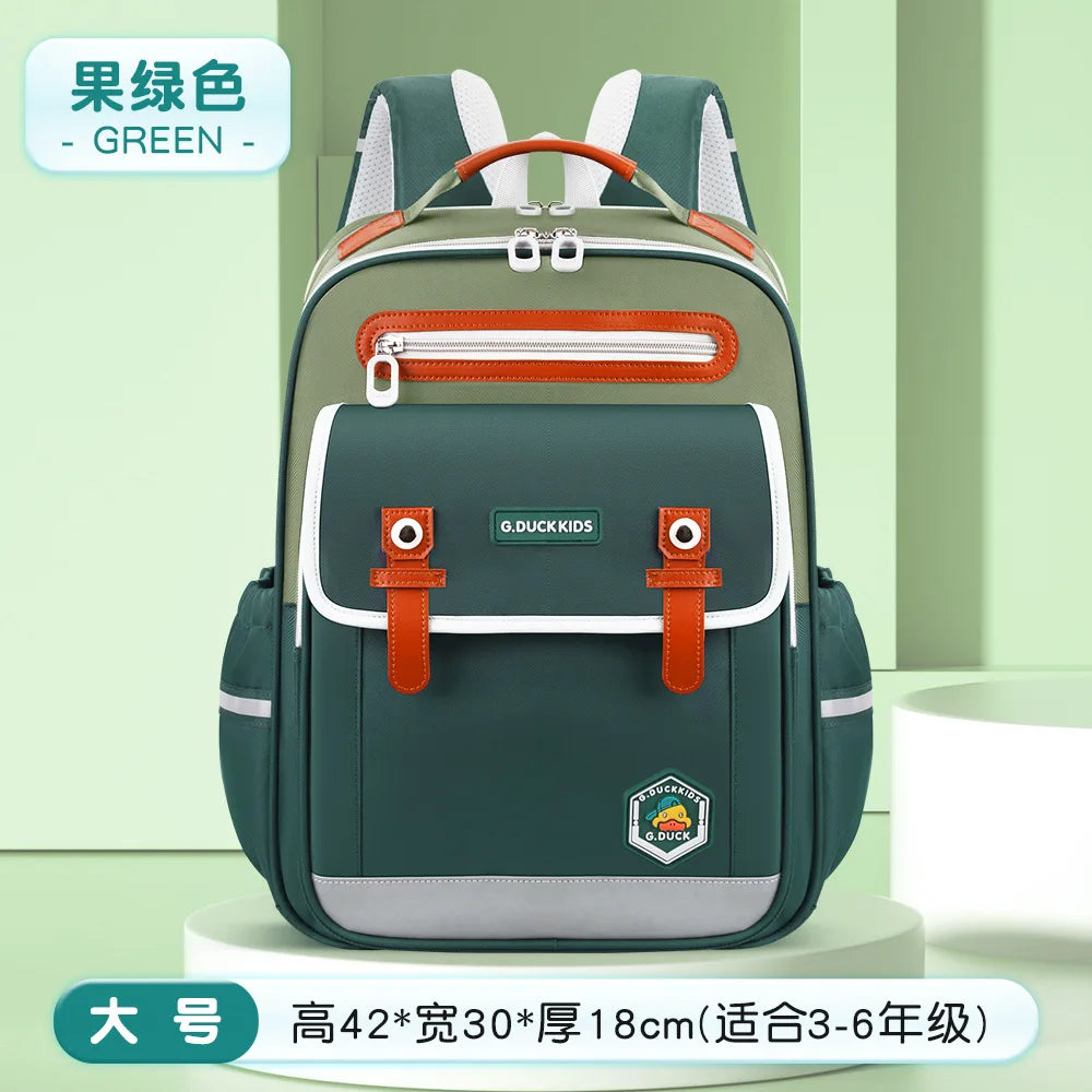 Ergonomic Kids Backpack for Grades 1-6 | Large Capacity School Bag