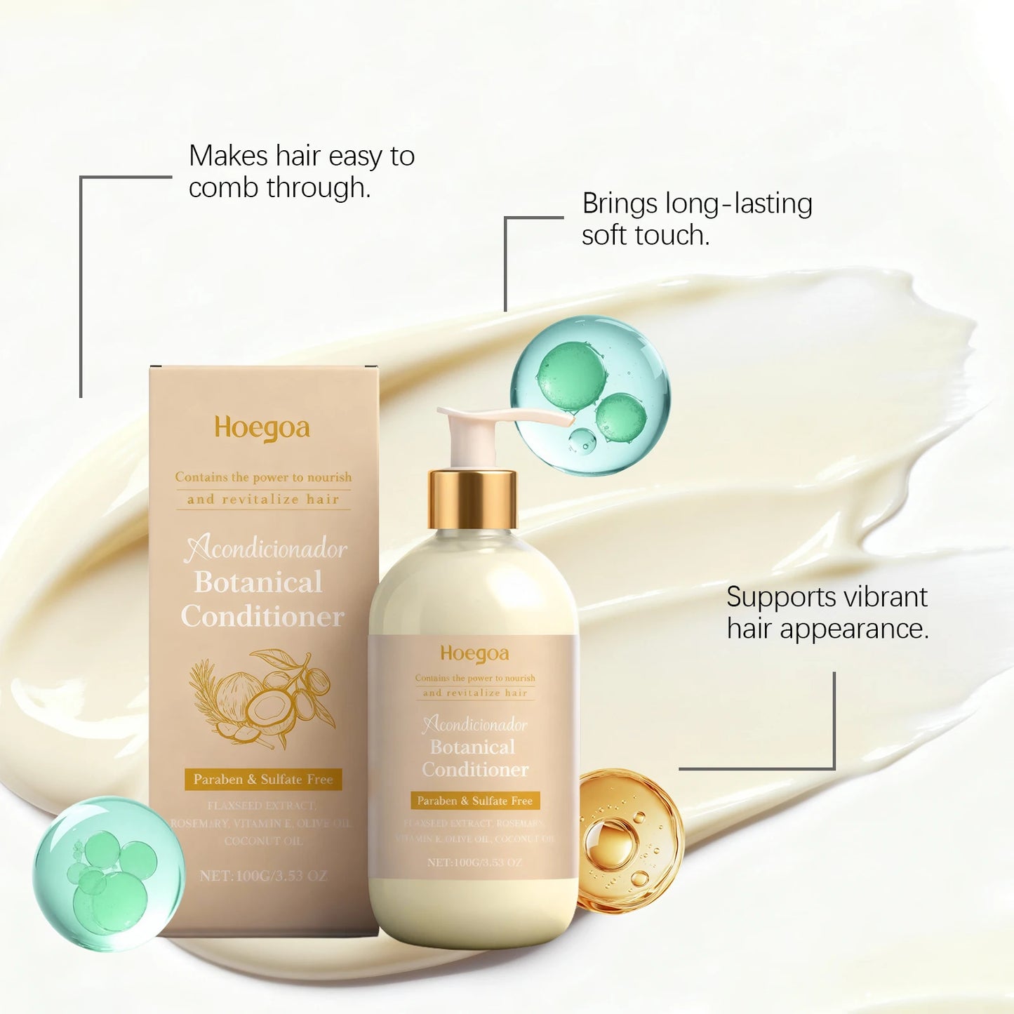 Nourishing & Smoothing Conditioner | Daily Hydrating Hair Care