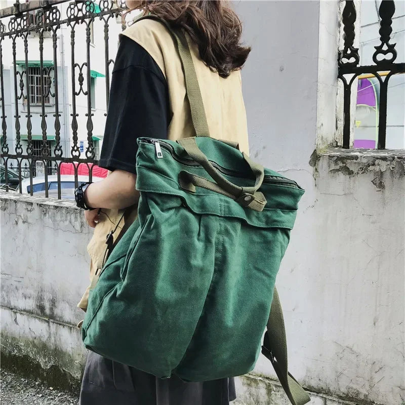 High Capacity Solid Color Backpack for Women & Teens | Travel & School Bag