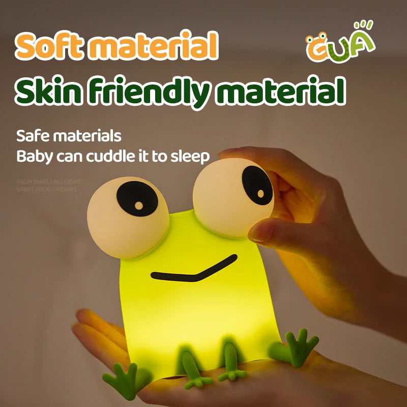 Lámpara de Mesa LED de Animales Kawaii | Luz Nocturna Divertida y Segura para Niños
