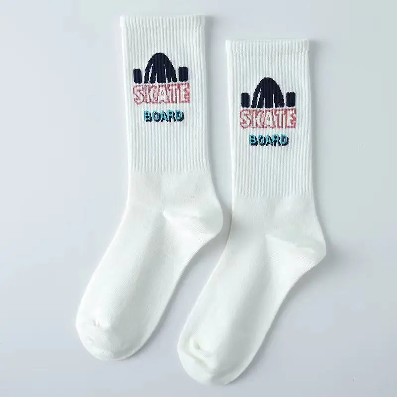 Trendy Unisex Cartoon Cotton Crew Socks | Comfort Meets Style