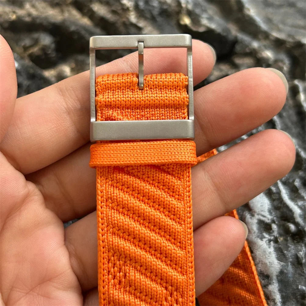 Navy Blue Nylon Strap for Apple Watch | Stylish & Comfortable Band
