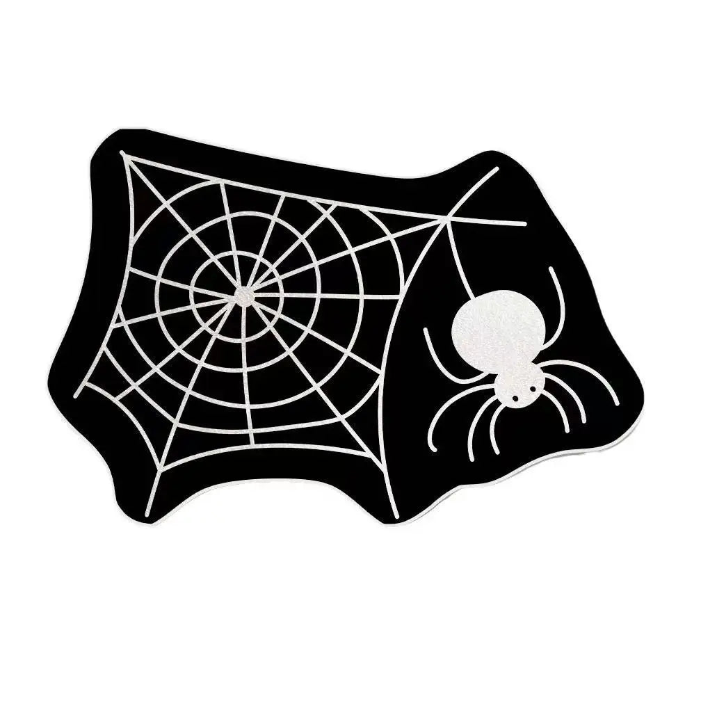 Halloween Spider Web Decorative Non-Slip Foot Mat for Home