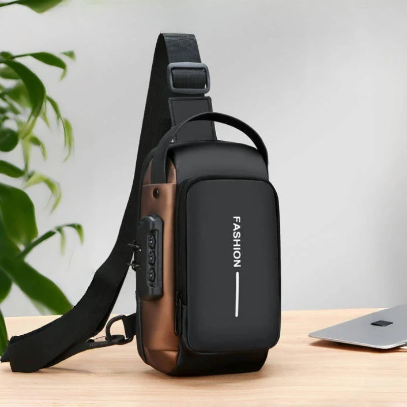 Men's Anti-Theft Chest Bag | Durable & Stylish for Adventures