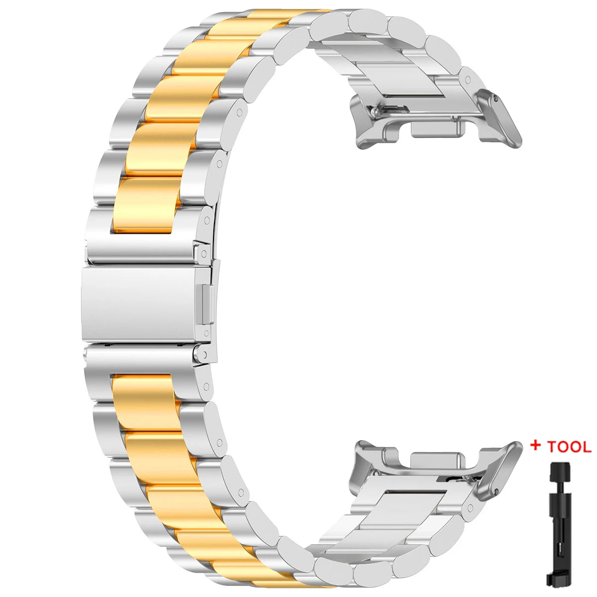 Premium Stainless Steel Watch Strap for Versatile Styles