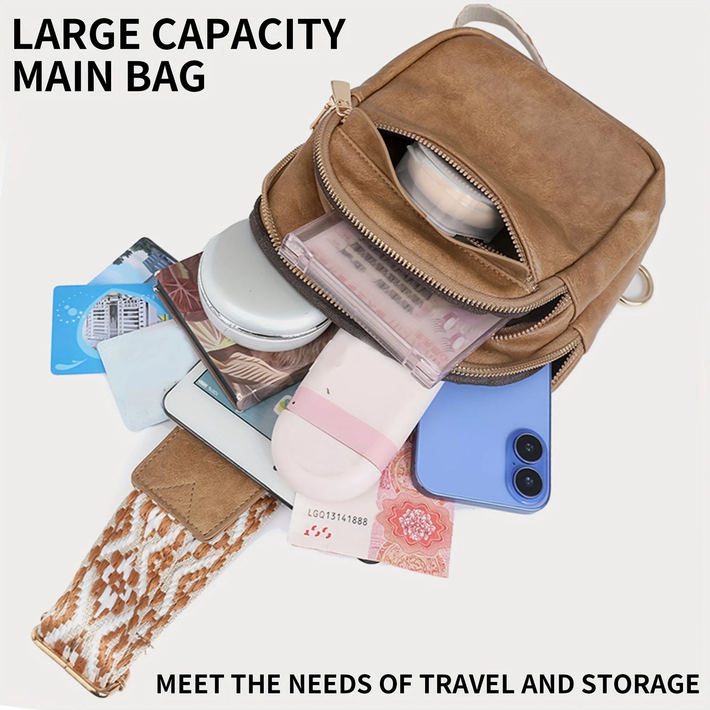 Trendy Small Sling Bag for Travel | Versatile Crossbody Tote