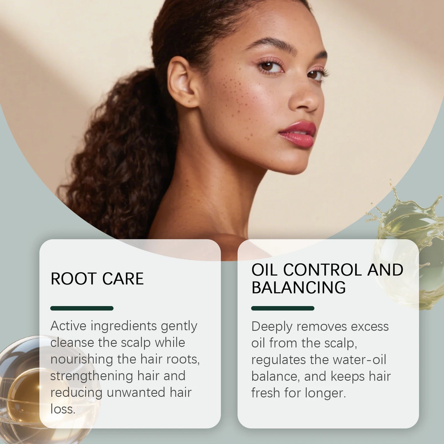 Nature Triangle Shampoo Bar | Refreshing Scalp Care & Oil Control