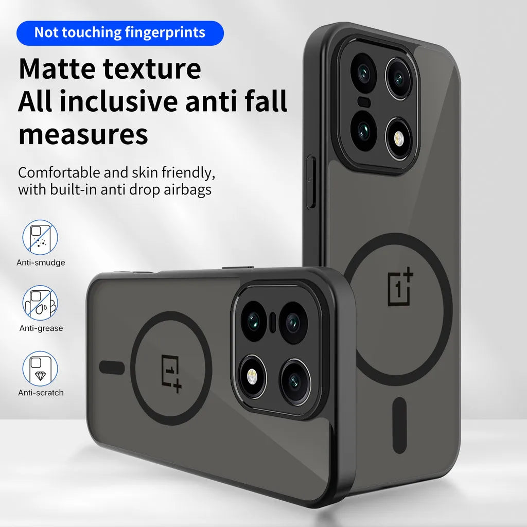 Protective Matte Skin Case for OnePlus | Shockproof & Wireless Charging