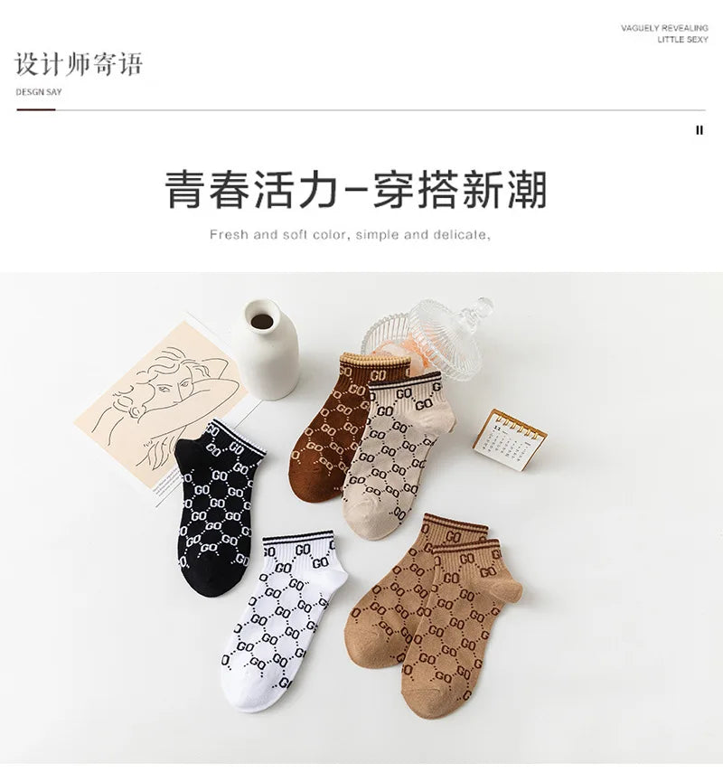Trendy Thin Cotton Kids Boat Socks | Stylish Streetwear Essentials
