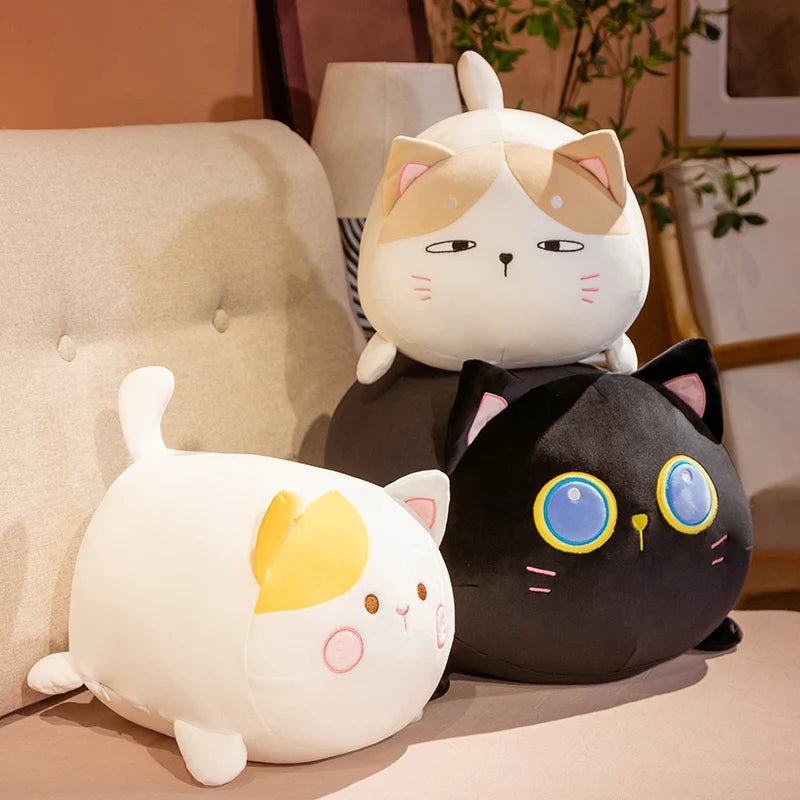 Cute Kawaii Cat Plush Toys | Soft Plush Sleep Pillow Cushion