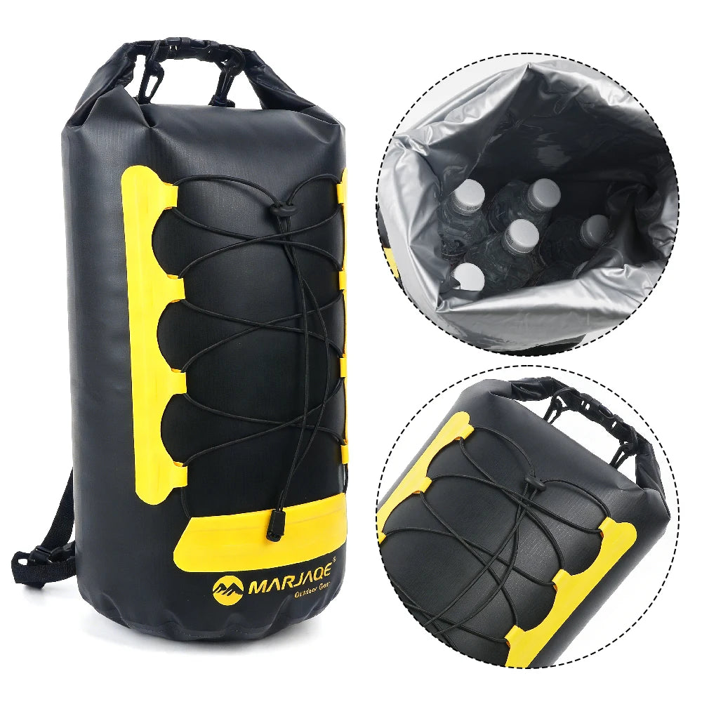 20L Waterproof Dry Bag Backpack | Lightweight Roll-Top Pack