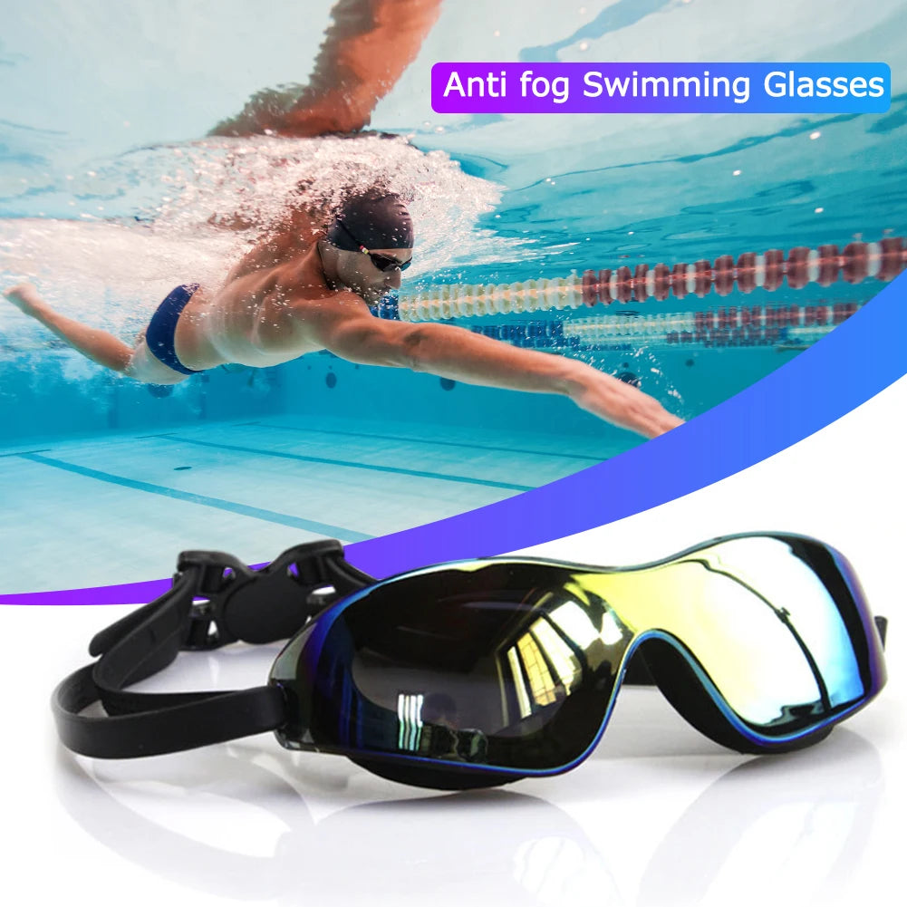 Anti-Fog Swimming Goggles | No Leak Professional Swim Glasses