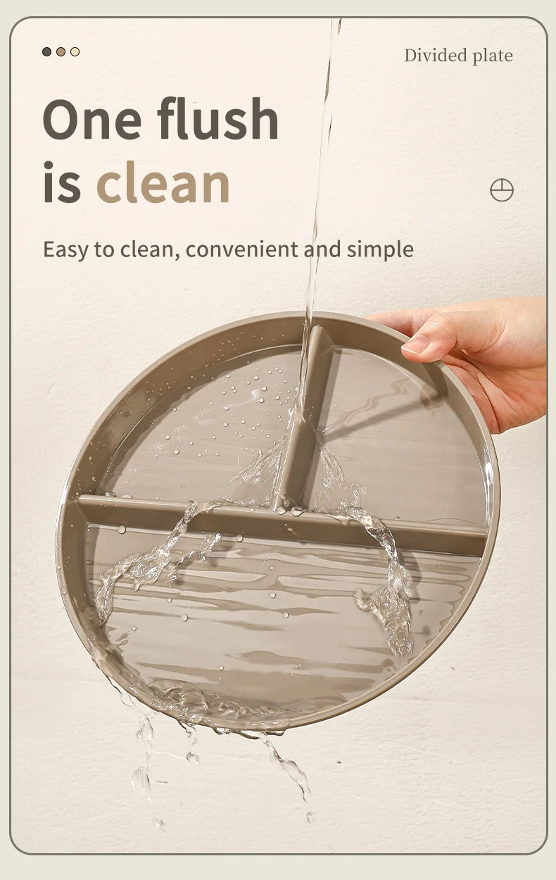 Reusable Divided Dinner Plates | Eco-Friendly Kids Tableware