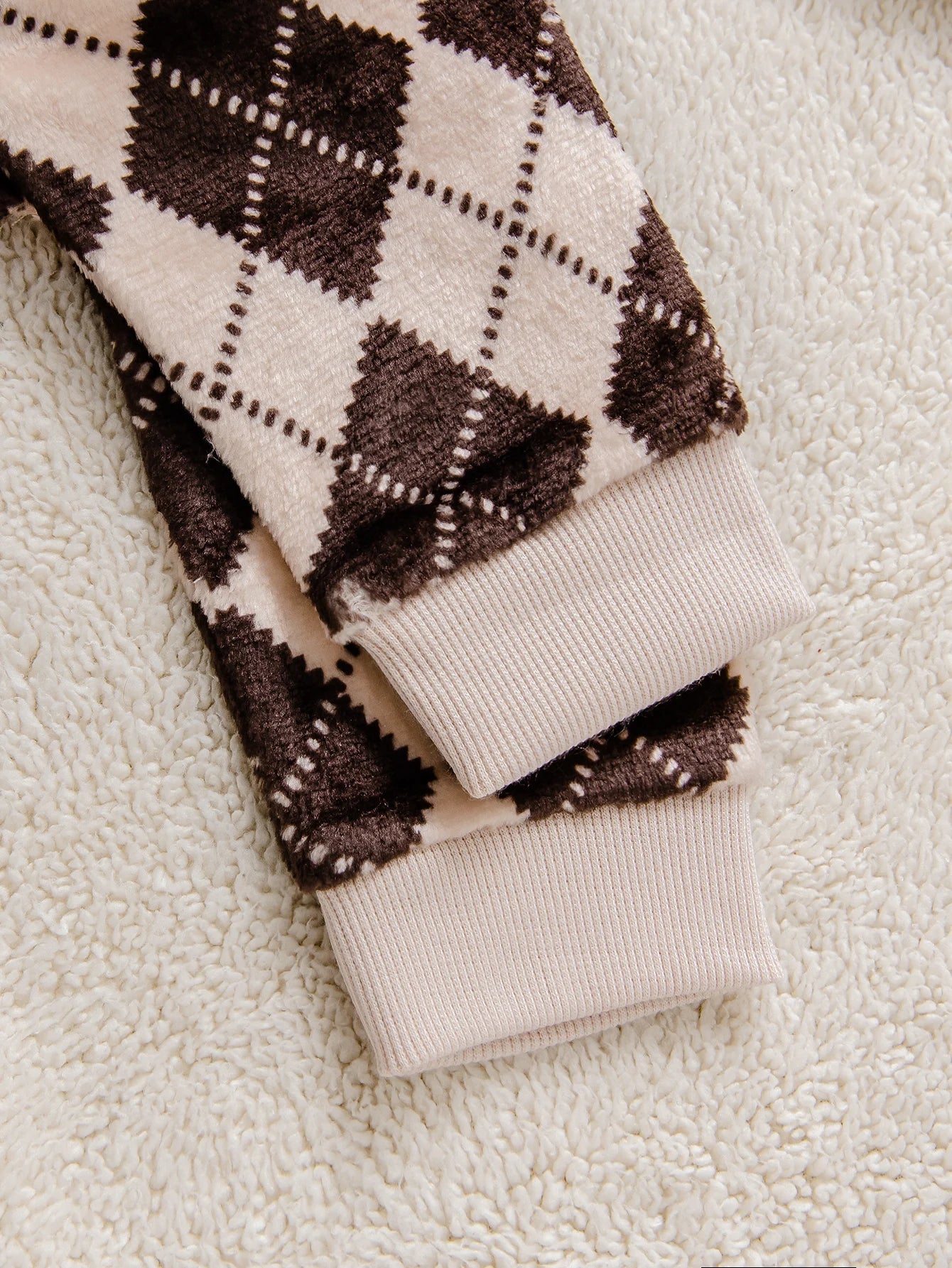Cute Retro Baby Top with Furry Collar | Stylish Winter Wear