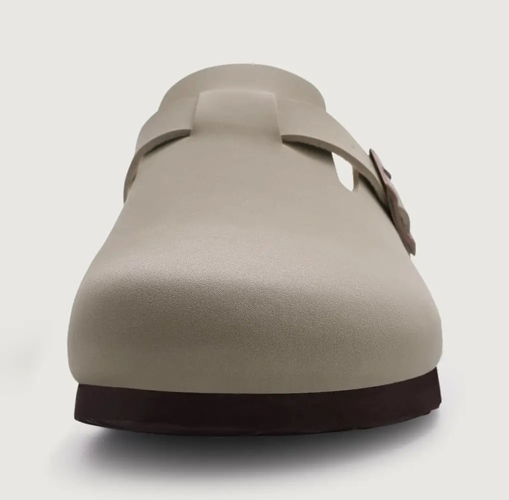 Comfortable Arch Support Suede Clogs for Home and Outdoor