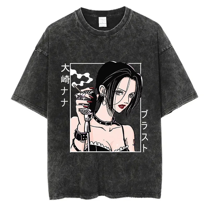 Vintage Anime Graphic T-Shirt | Harajuku Streetwear Summer Style
