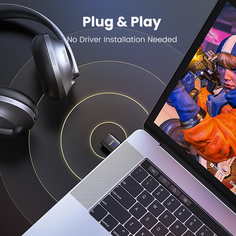 Bluetooth 5.3 Audio Adapter for PS4, PS5 & Nintendo Switch