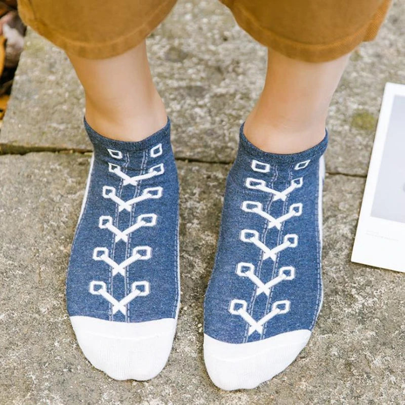 Men's Casual Denim Pattern Socks | Stylish Ankle Comfort